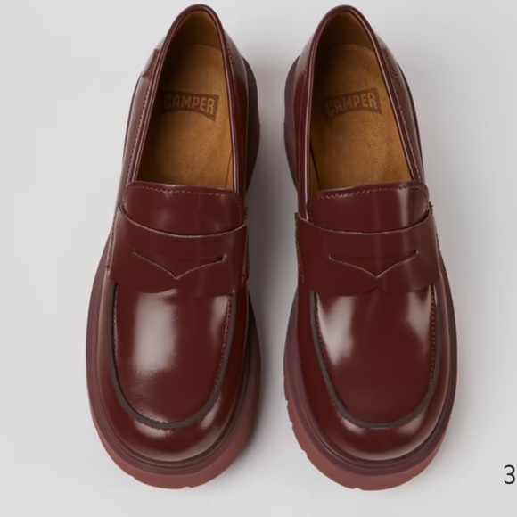 CAMPER Milah Loafers in Garnet/Burgandy, Sz 38. - Picture 2 of 15